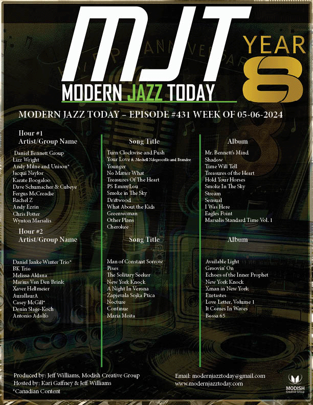 MODERN JAZZ TODAY – EPISODE #431