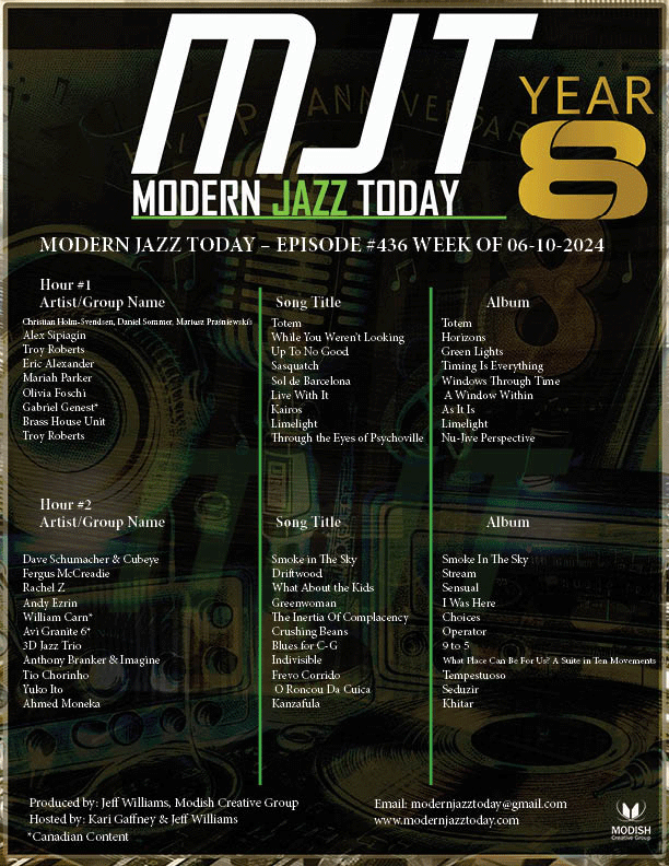 MODERN JAZZ TODAY – EPISODE #436