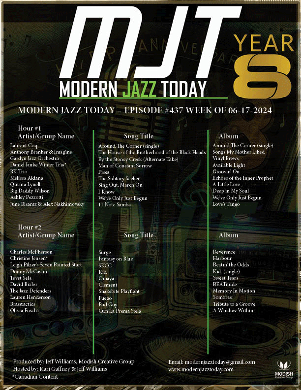 MODERN JAZZ TODAY – EPISODE #437