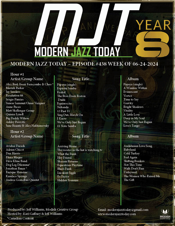MODERN JAZZ TODAY – EPISODE #438